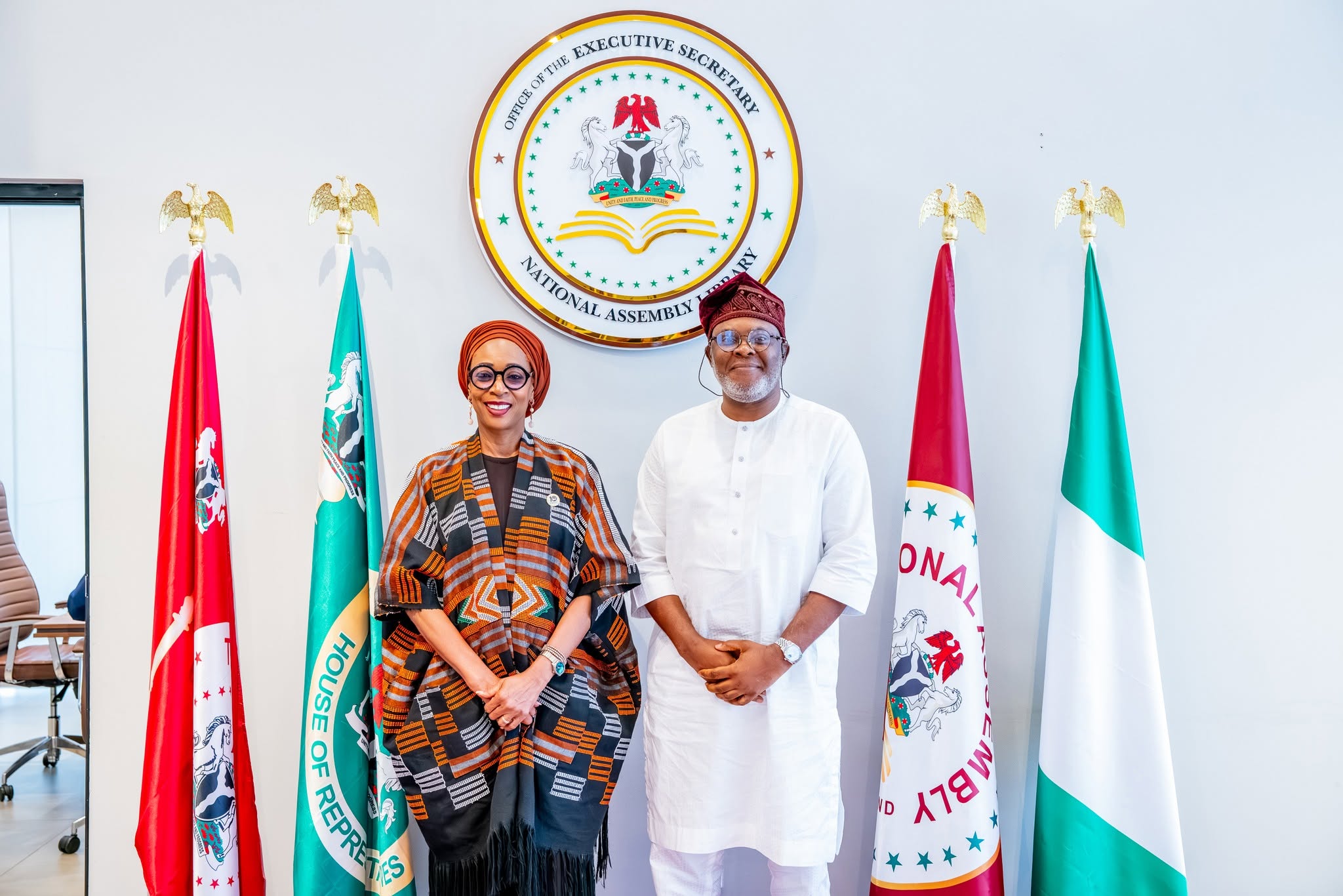 Rt. Hon. Nwawuba Hosts New MBNCWD Boss, Dr. Dayo Benjamins-Laniyi